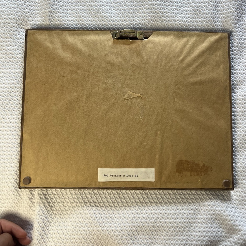 Ted DeGrazia Native American Cross Stitch Needlepoint Framed Artwork - Picture 6 of 8